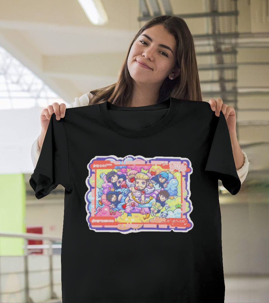 The Boys Bromance Anime Style Colorful Adventure T-Shirt