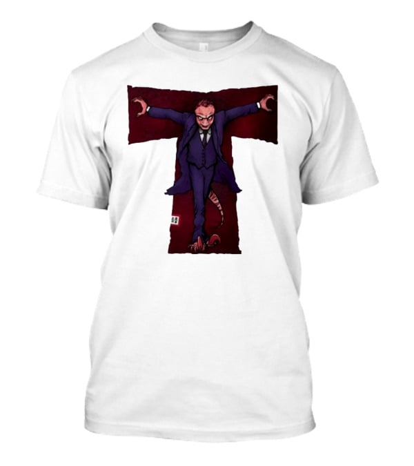 Torontosaurz Darkodon Suit-Clad T-Pose Character With Tail T-Shirt