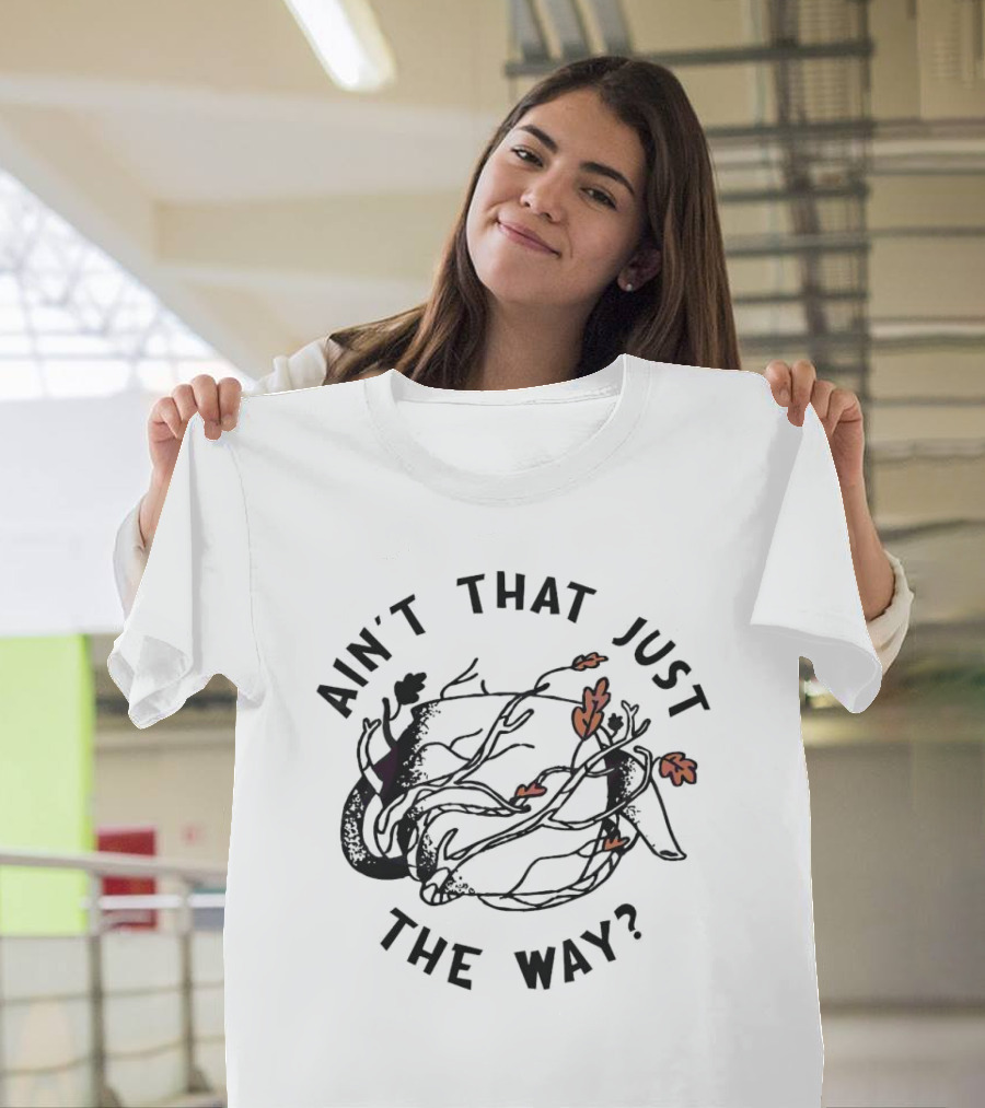 Ain't That Just The Way Deer Antlers And Autumn Leaves T-Shirt