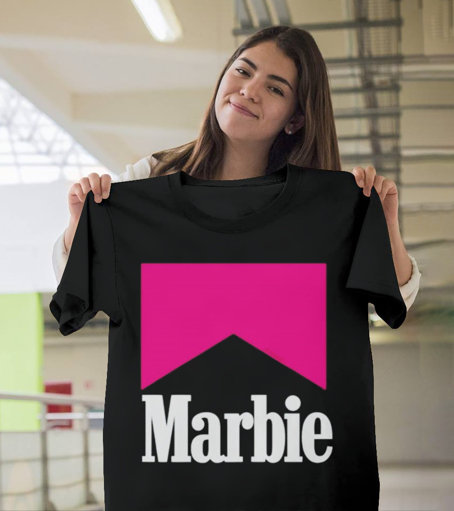 Marbie Logo With Pink Iconic T-Shirt