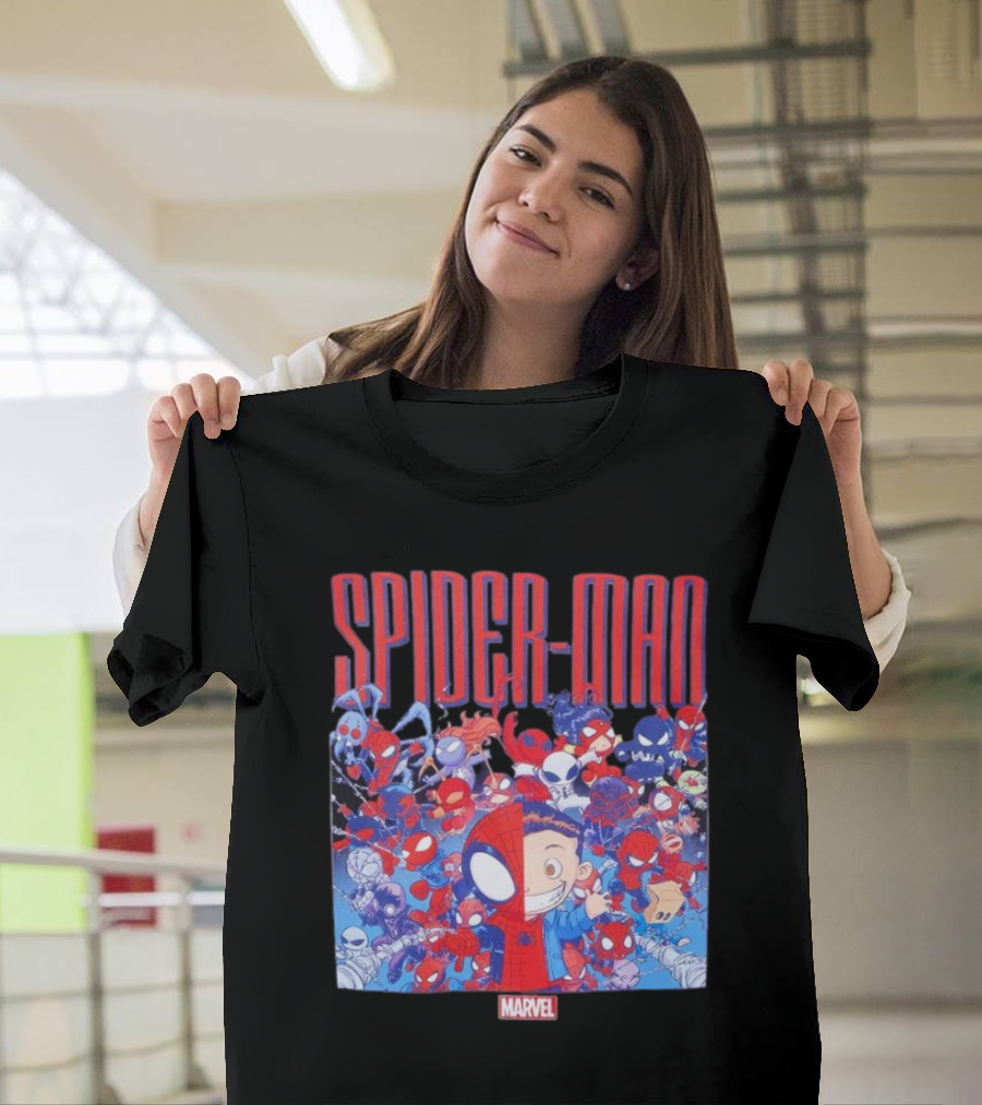 Marvel Spider-Man Cartoon Group Adventure T-Shirt