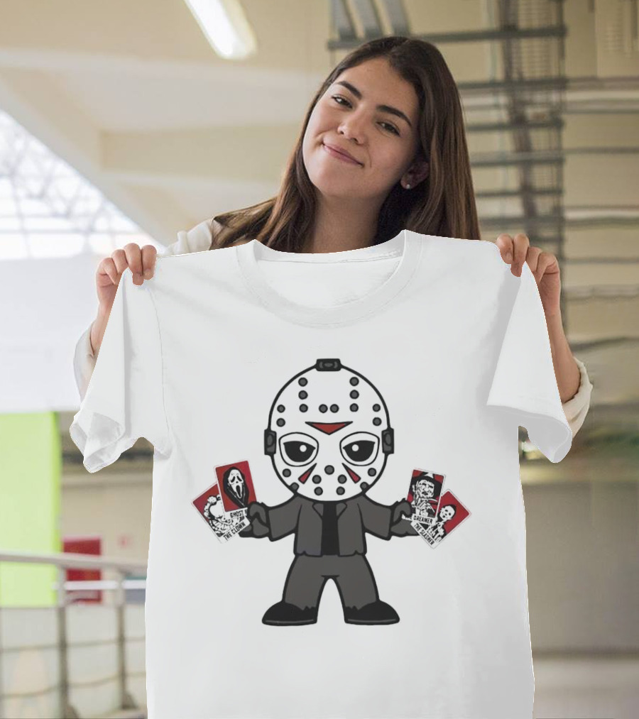 Jason Voorhees Horror Tarot Cards Halloween T-Shirt
