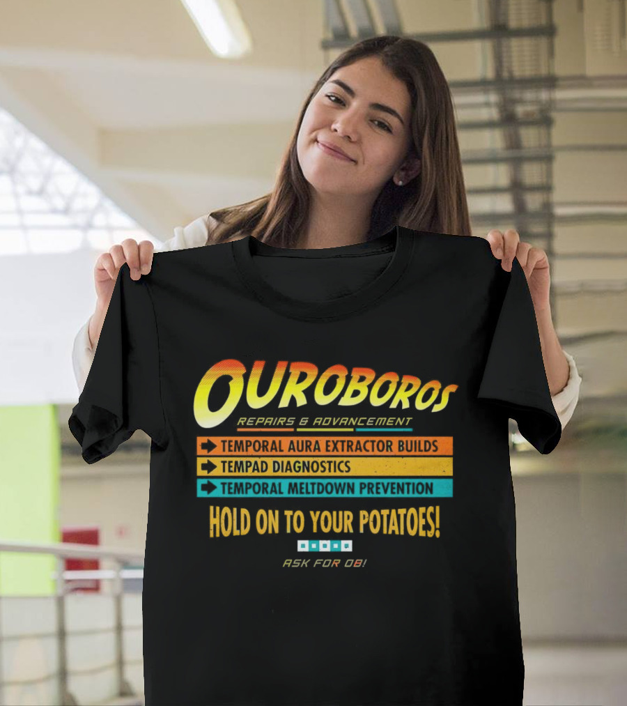 OUROBOROS Repairs and Advancement Temporal Aura Extractor Builds Tempad Diagnostics Meltdown Prevention Hold On to Your Potatoes Ask for OB T-Shirt