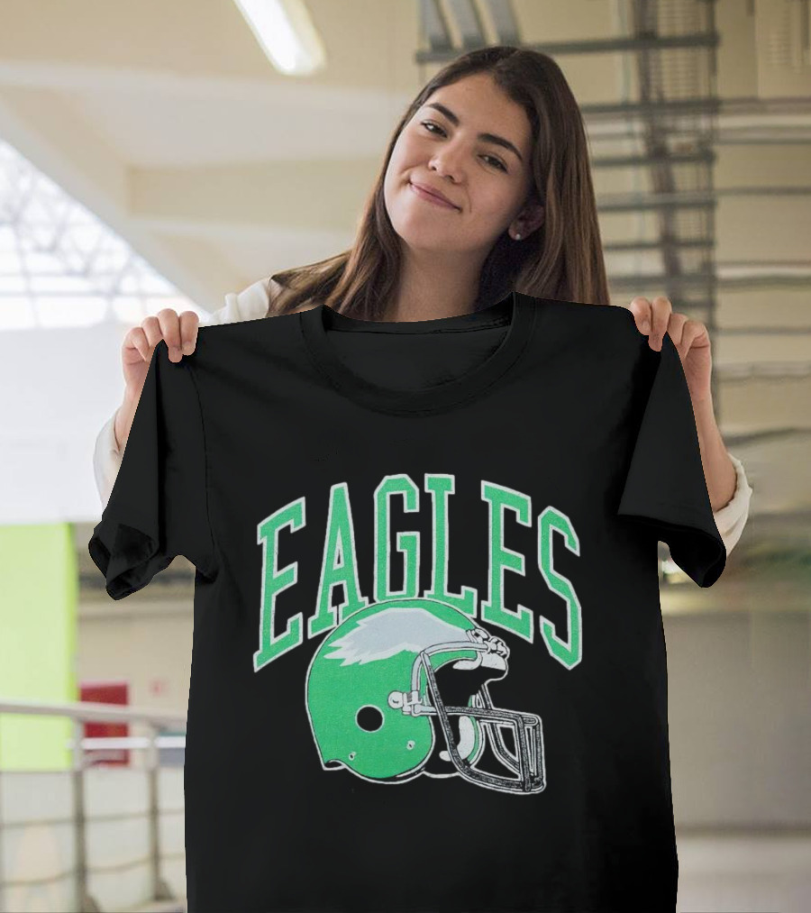 Eagles Helmet Logo Philadelphia T-Shirt