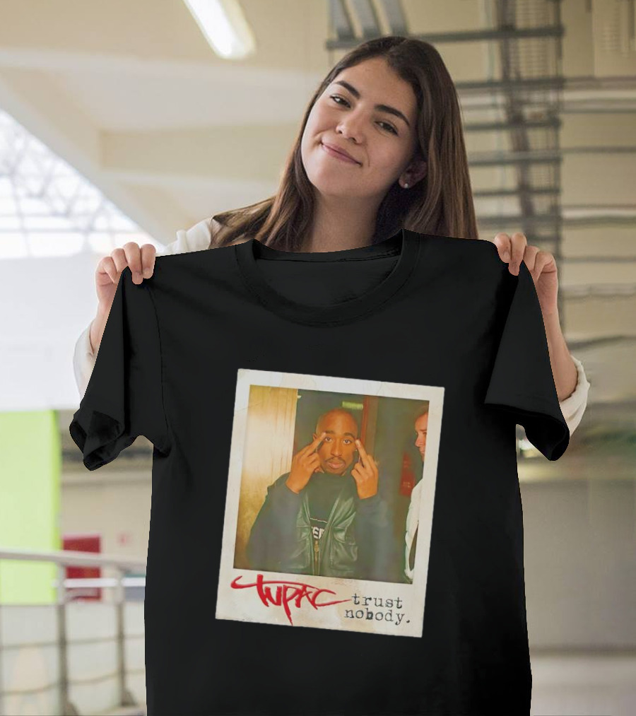 Tupac Polaroid Trust Nobody T-Shirt