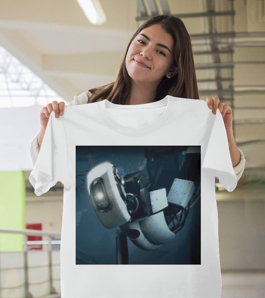 Actual Lesbians Robo Mommys Little Test Subject Portal Character GLaDOS T-Shirt