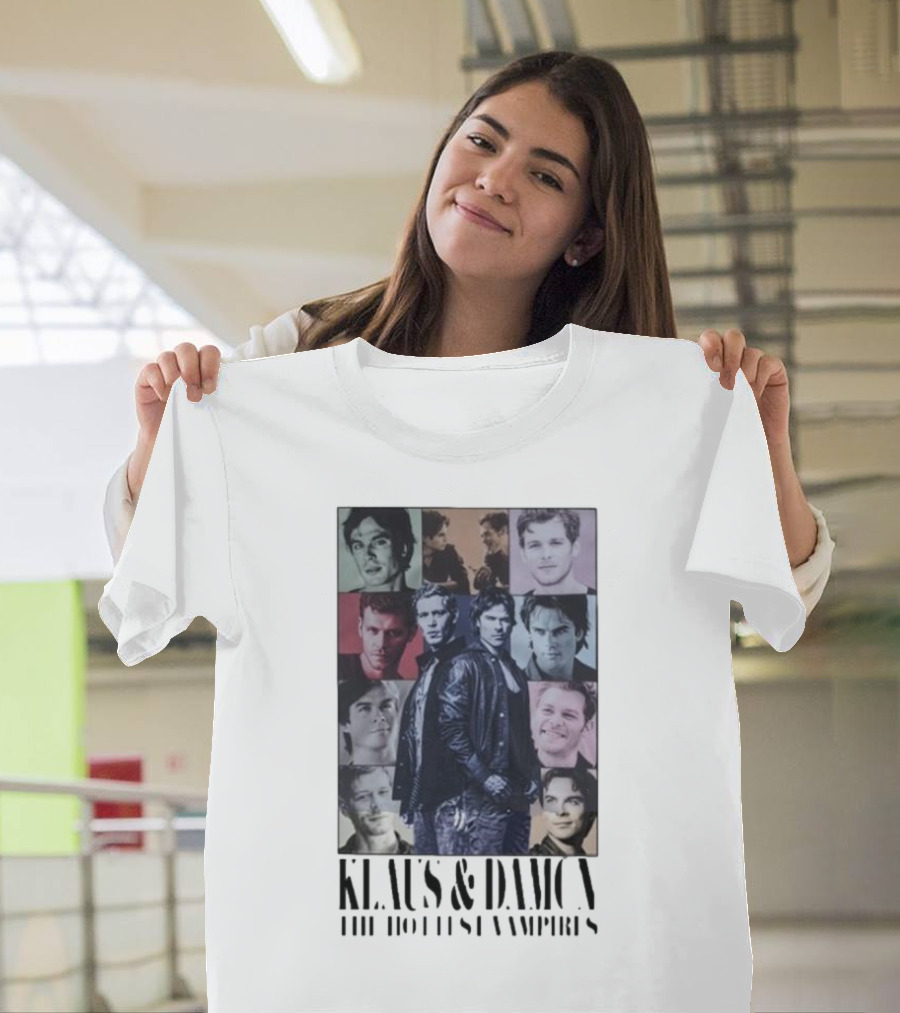 Klaus And Damon The Hottest Vampires Eras Tour T-Shirt