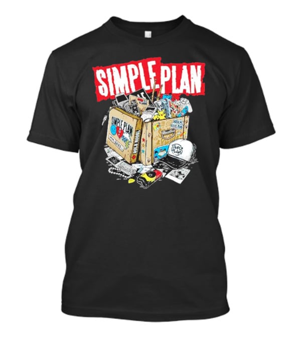 SIMPLE PLAN Souvenir Box Full Of Memories And Cool Stuff T-Shirt