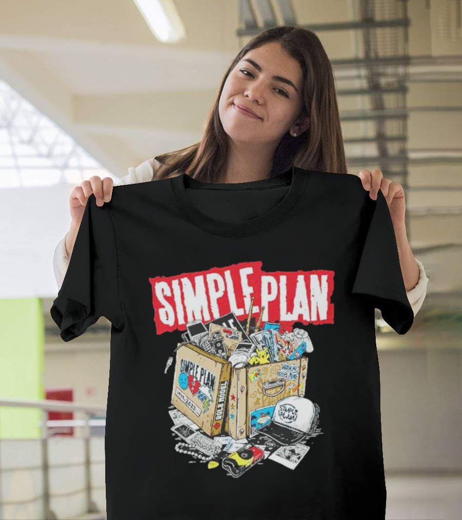 SIMPLE PLAN Souvenir Box Full Of Memories And Cool Stuff T-Shirt