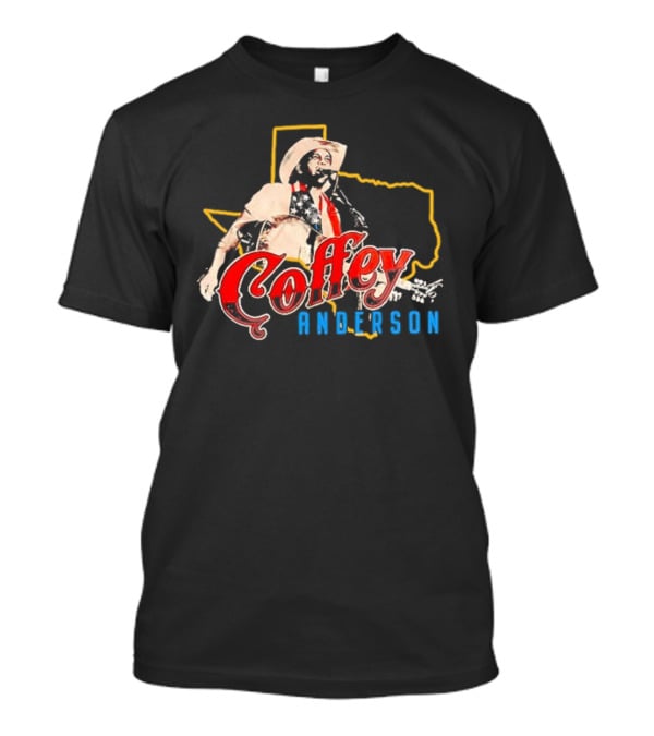Coffey Anderson Texas Outline Cowboy Music T-Shirt