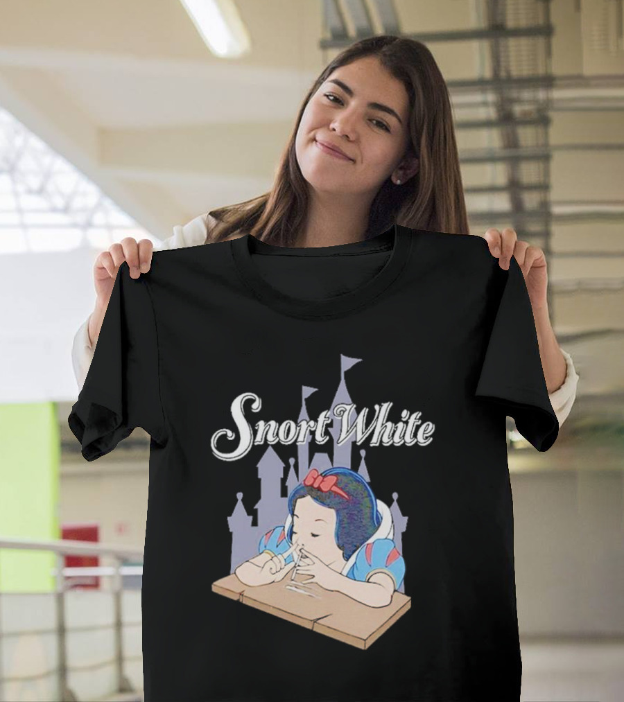Snort White Castle Background Unethical Threads T-Shirt