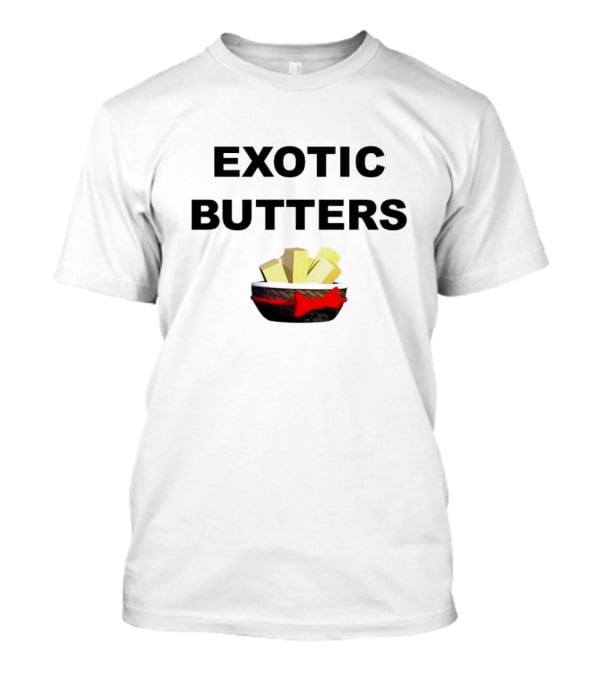 EXOTIC BUTTERS Basket With Red Bow T-Shirt