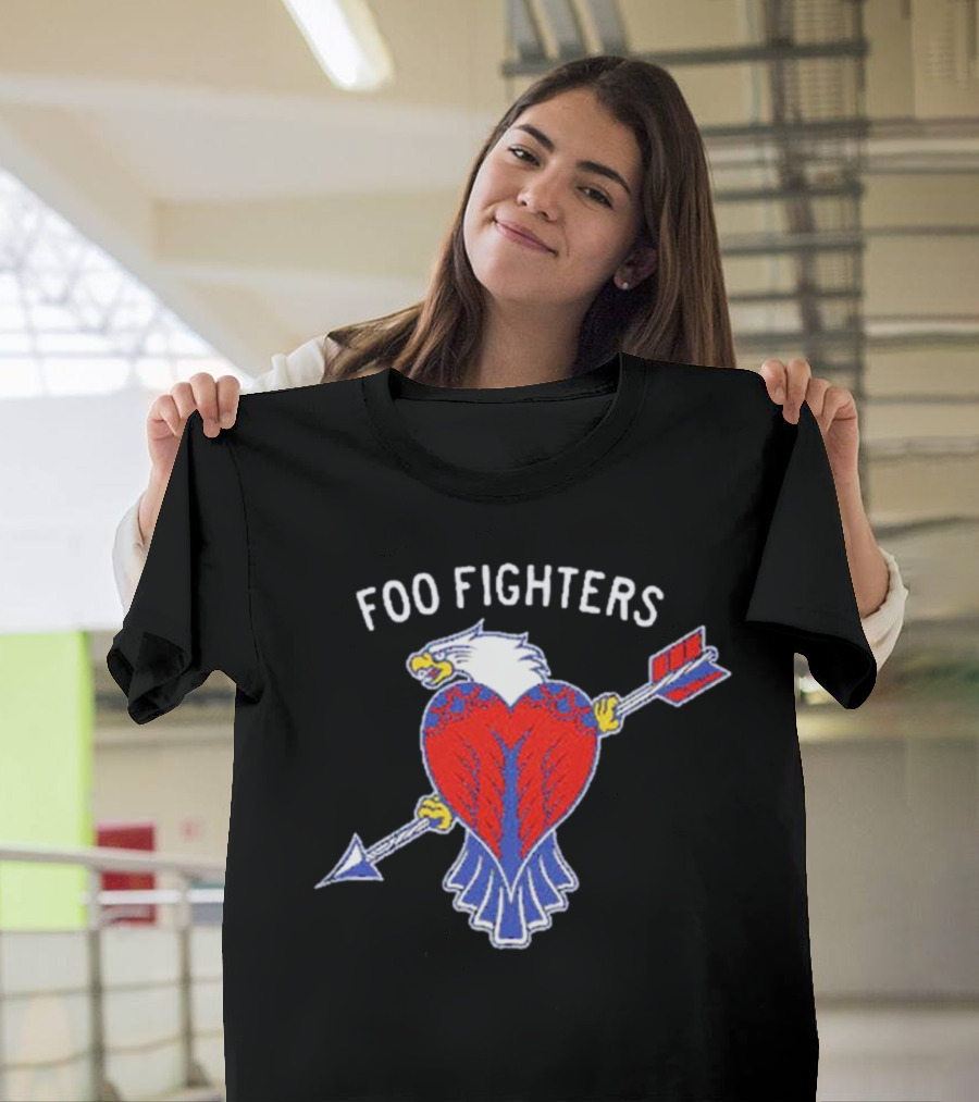 FOO FIGHTERS EAGLE HEART ARROW T-Shirt