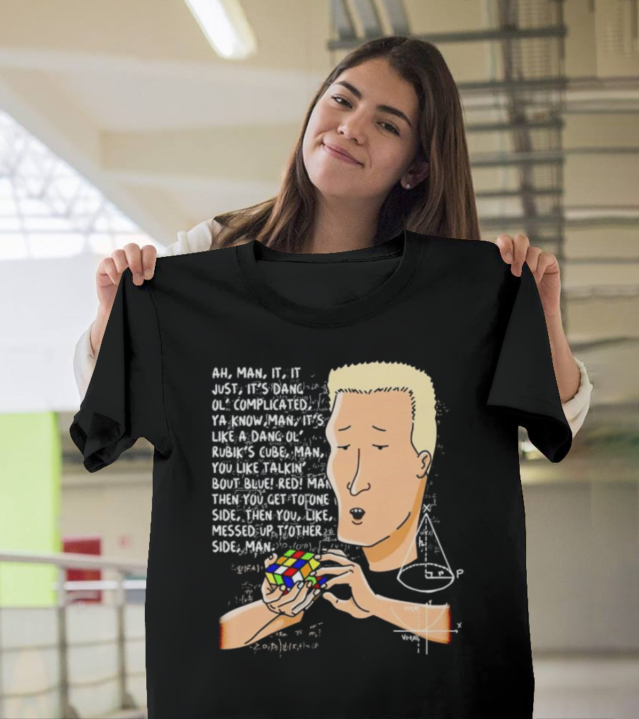Ah Man Dang Ol’ Complicated Life Rubik’s Cube Man T-Shirt