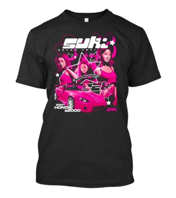 Suki Devon Aoki 2F2f 2001 Honda S2000 Racer Girl Power T-Shirt