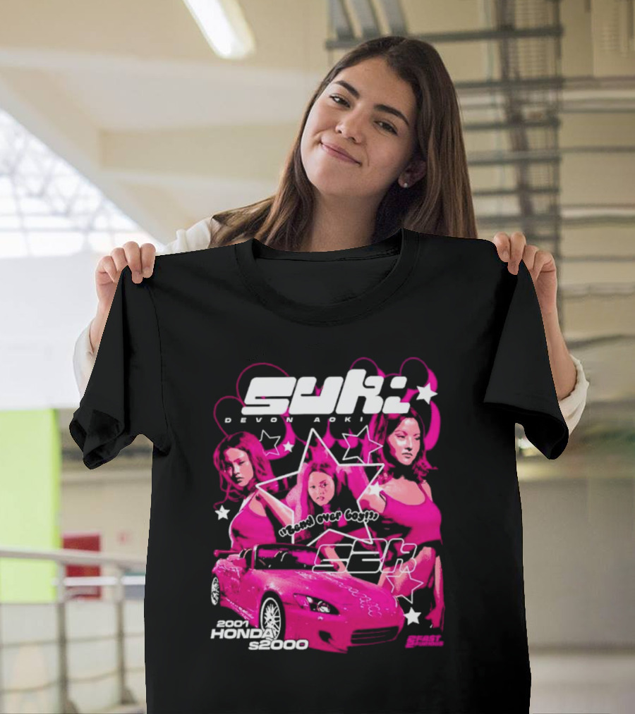 Suki Devon Aoki 2F2f 2001 Honda S2000 Racer Girl Power T-Shirt