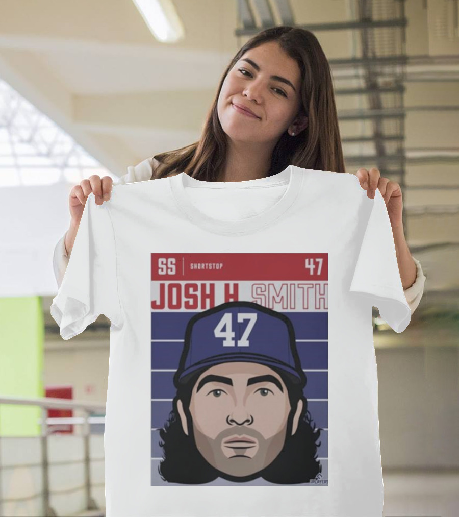 Josh H Smith SS Shortstop 47 Texas Fade Baseball T-Shirt