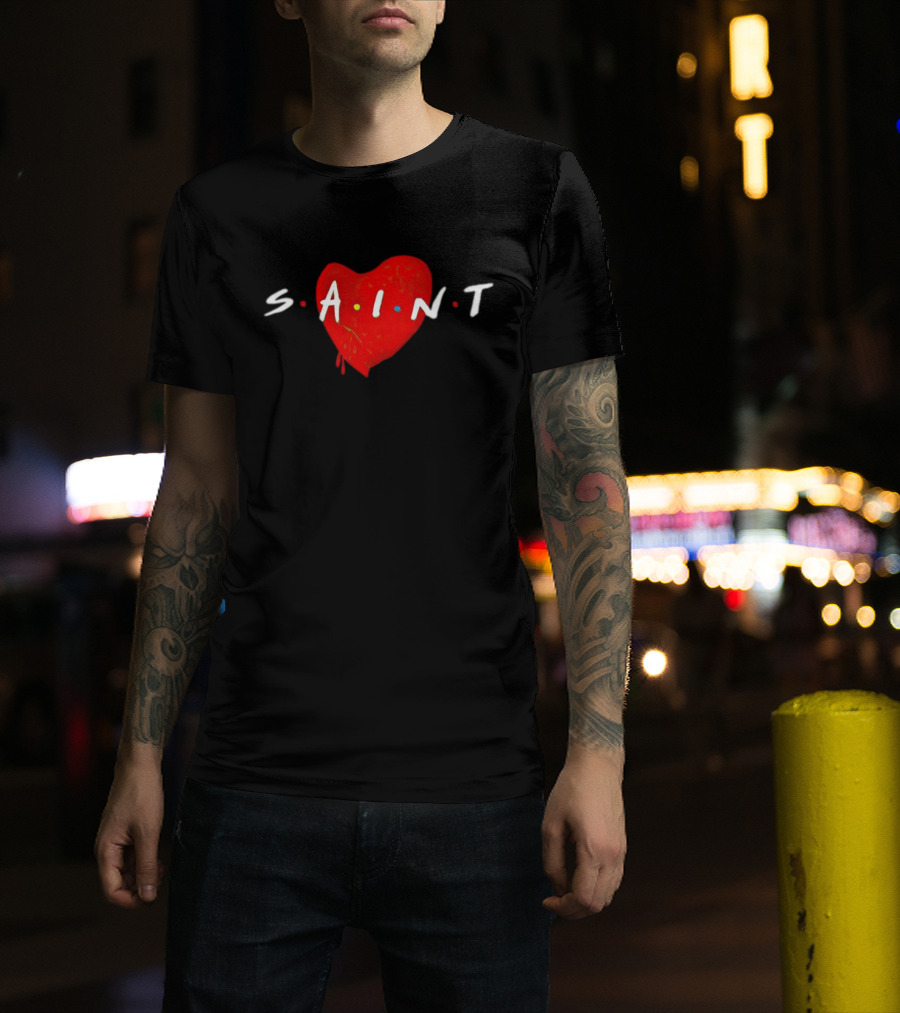 SAINT Michael Friends Heart Inspired T-Shirt