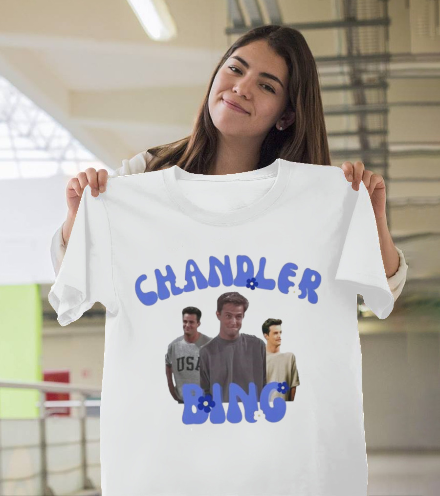 Chandler Bing Matthew Perry Iconic TV Show T-Shirt