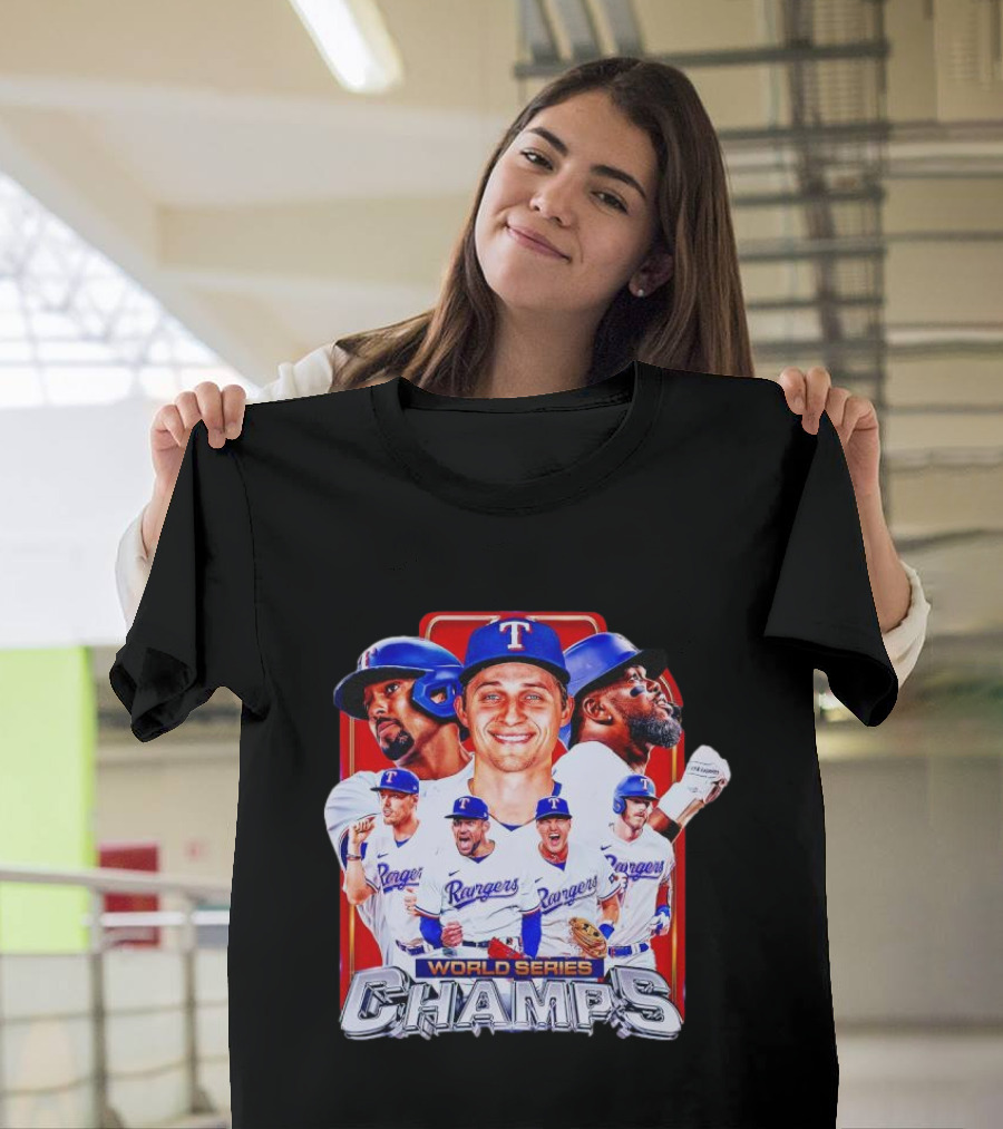 Texas Rangers World Series Champs T-Shirt