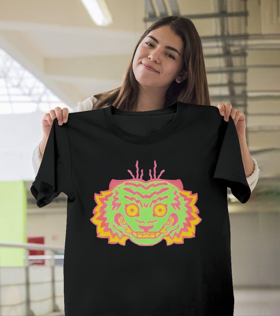 Papajoolia Tigers Neon Doodle T-Shirt