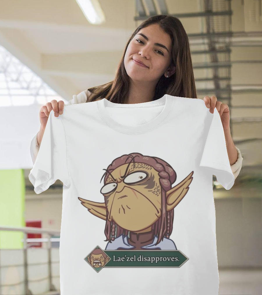 Lae’zel Disapproves Baldur's Gate Meme Expression T-Shirt