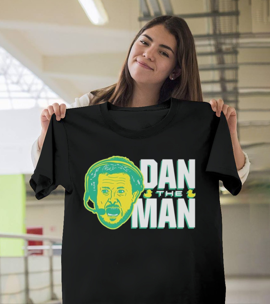 Oregon Fans Dan The Man Ducks Headset T-Shirt