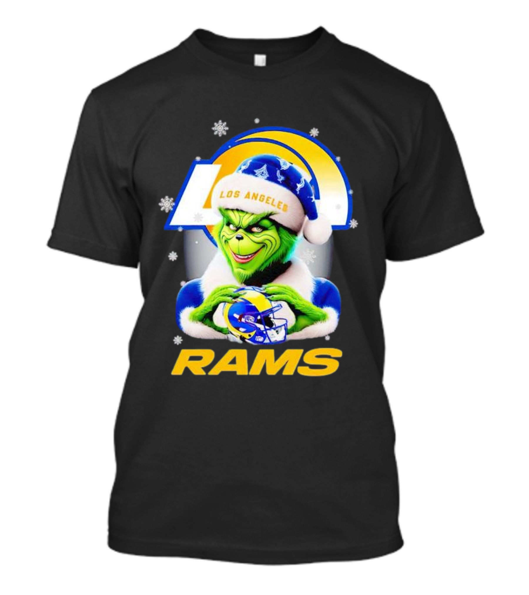 Grinch Los Angeles Rams Christmas T-Shirt