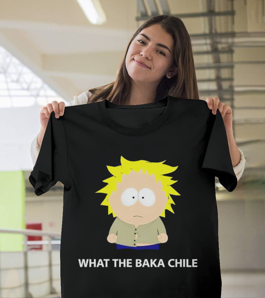 WHAT THE BAKA CHILE South Park Style Character T-Shirt