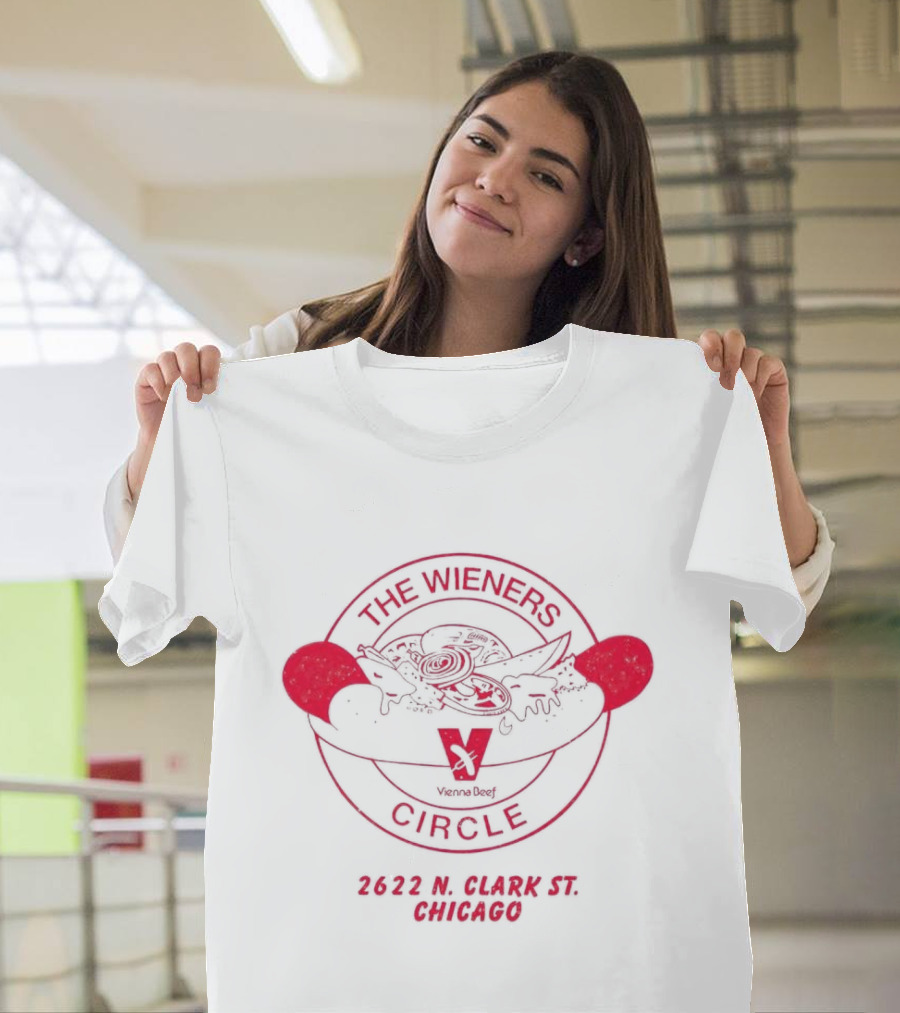 Jason Kelce Vienna Beef The Wieners Circle 2622 N Clark St Chicago T-Shirt