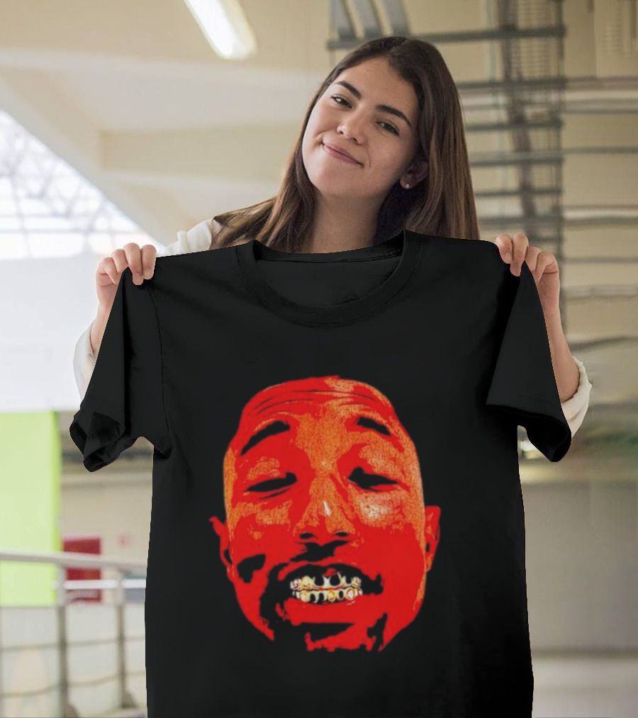 Pharrell Suicide Wrist Red Tee Face Grills T-Shirt