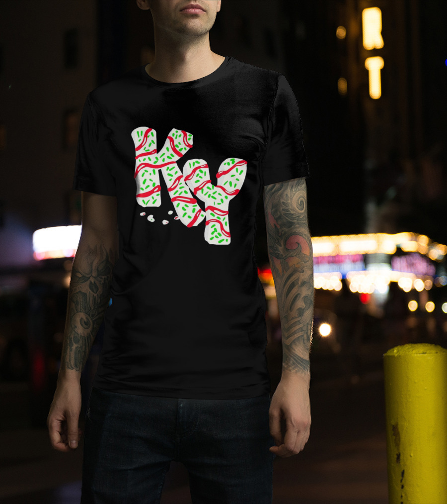 Christmas Treat KY Candy Cane-Inspired T-Shirt