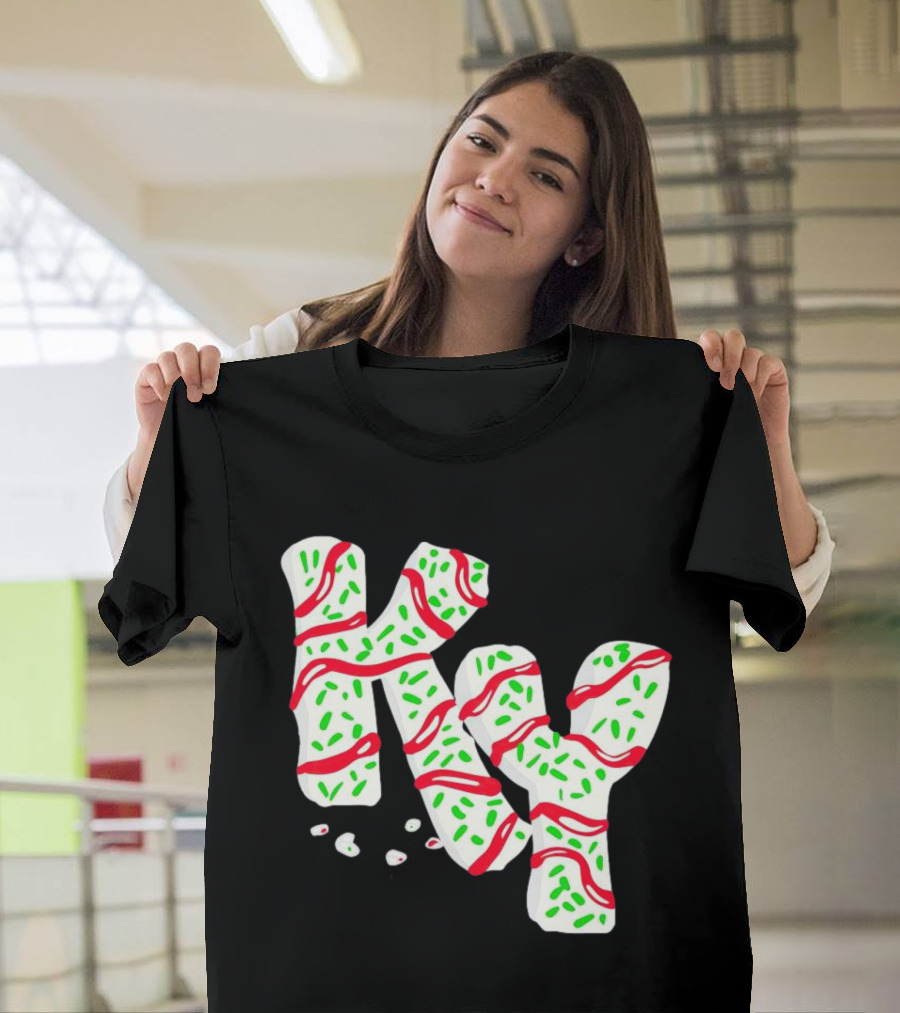 Christmas Treat KY Candy Cane-Inspired T-Shirt
