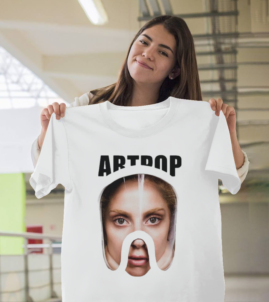 Lady Gaga Artpop Face Mask T-Shirt