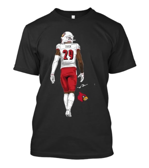 Storm Duck Louisville Cardinals Football Player Number 29 T-Shirt