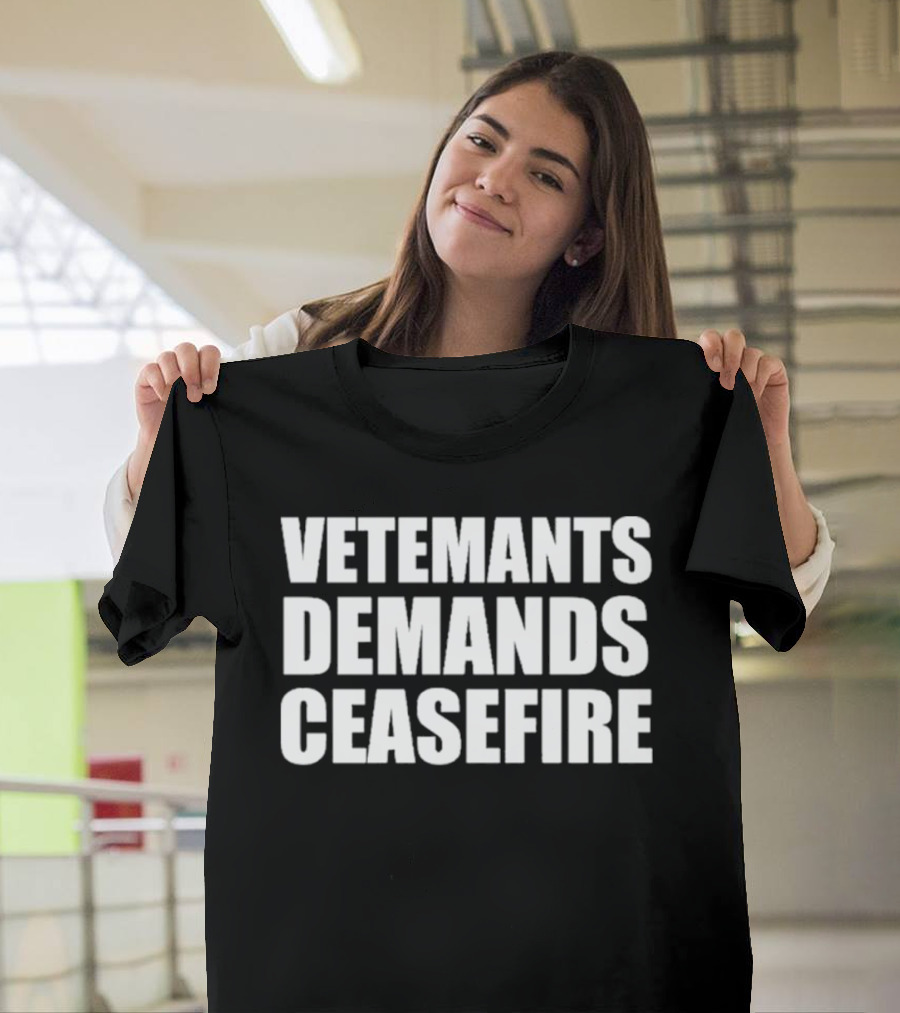 Vetements Demands Ceasefire T-Shirt
