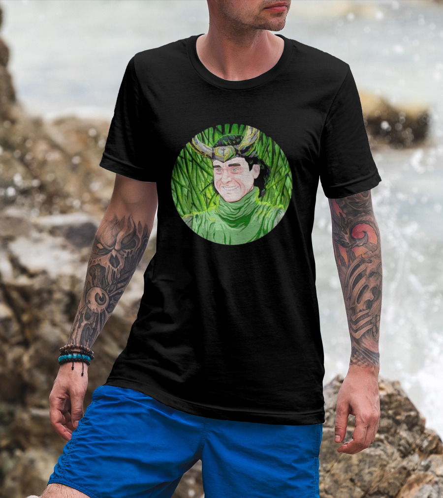 Breaking Bad Loki Crossover Horned Green Character T-Shirt