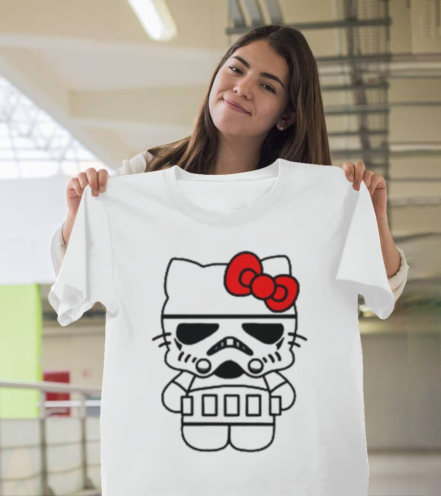 Hello Kitty Star Wars Stormtrooper Crossover T-Shirt