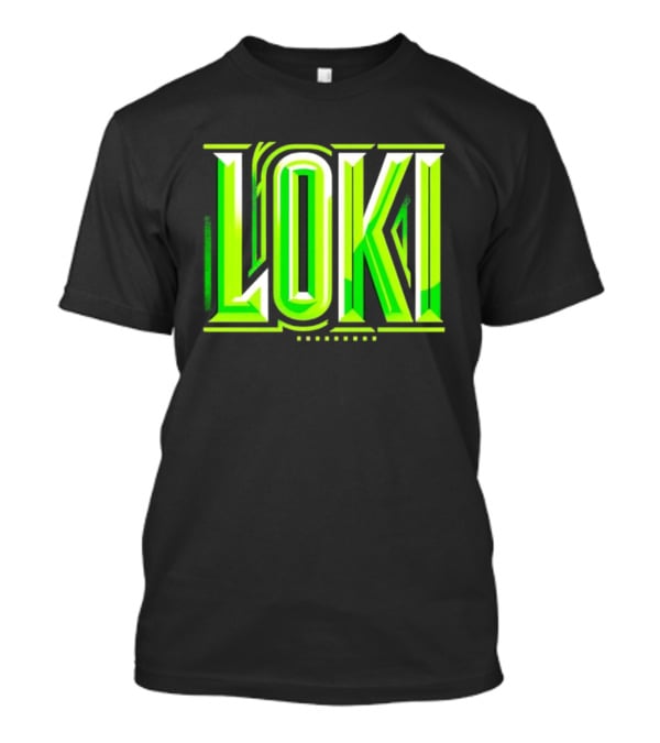 Loki Marvel Series Green Gradient T-Shirt