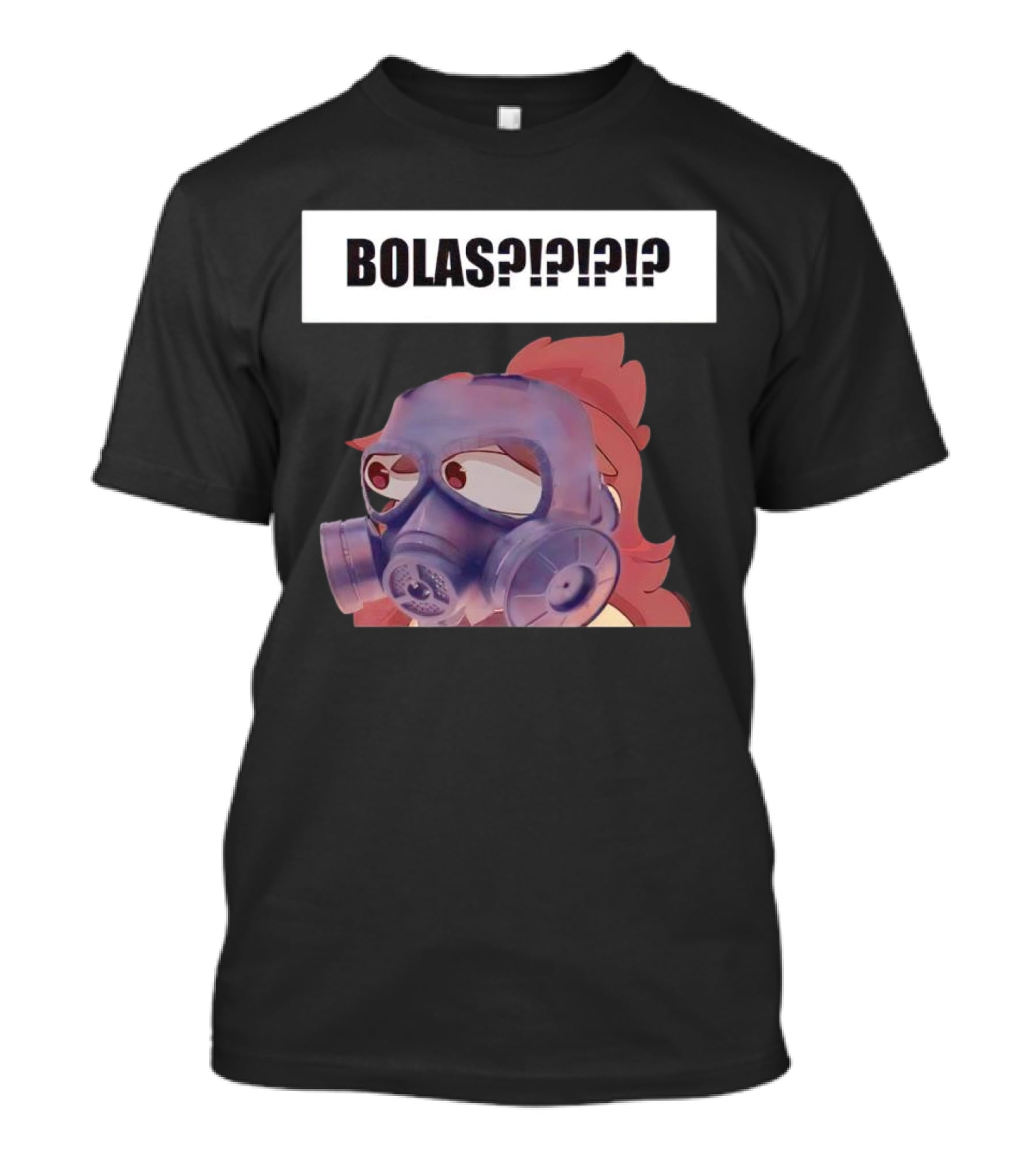 Bolas Jaiden Animations Gas Mask Character Expression T-Shirt