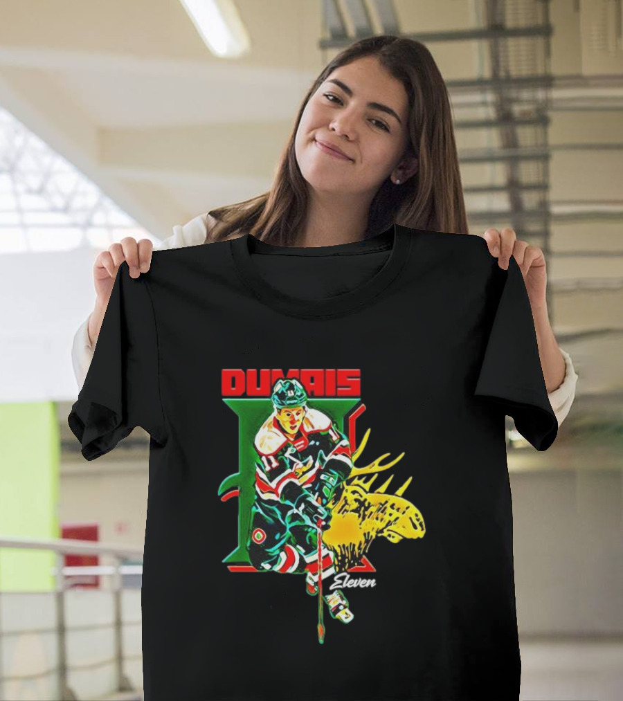 Dumais Eleven Halifax Mooseheads Hockey Player Image T-Shirt