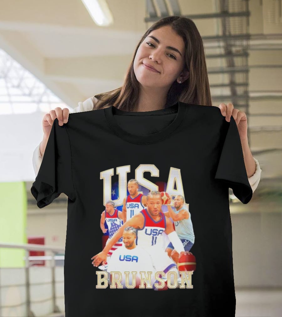 USA Brunson Basketball FIBA T-Shirt