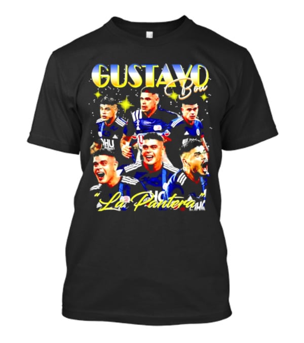 Gustavo Bou La Pantera New England Revolution Star T-Shirt
