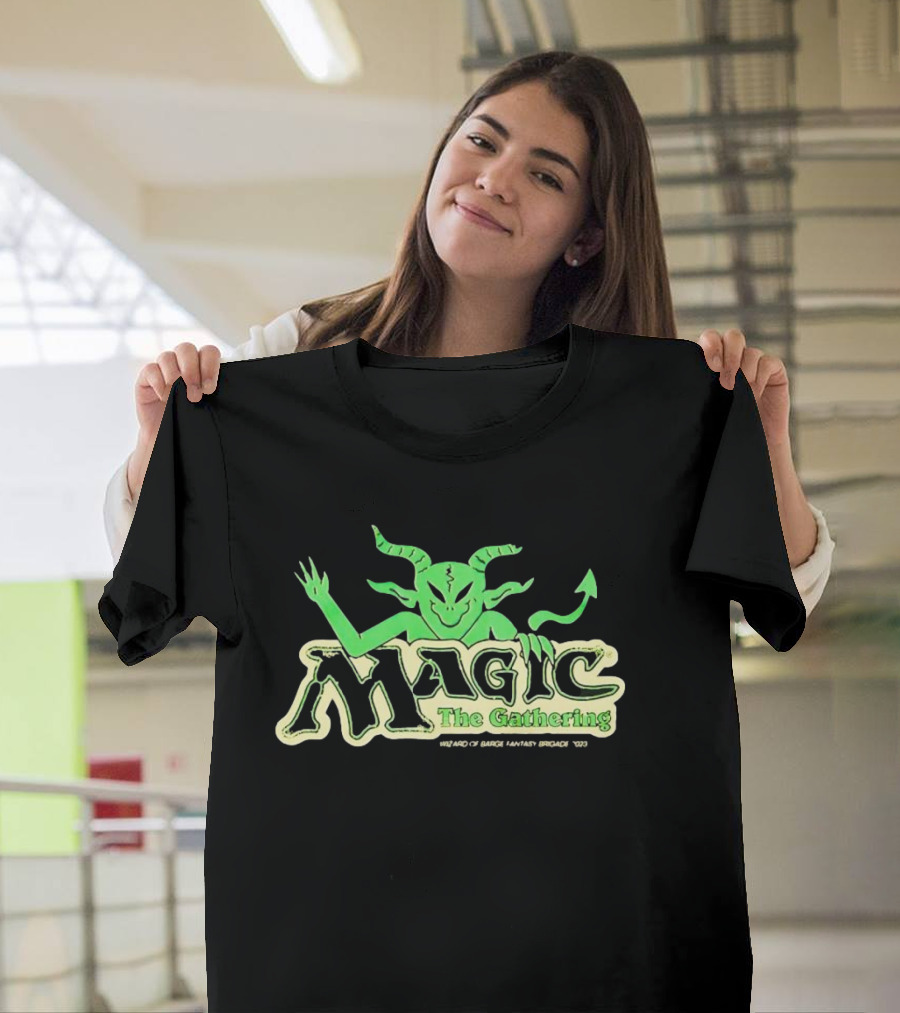 Magic the Gathering 1973 Wizard of Barge Fantasy Breach T-Shirt