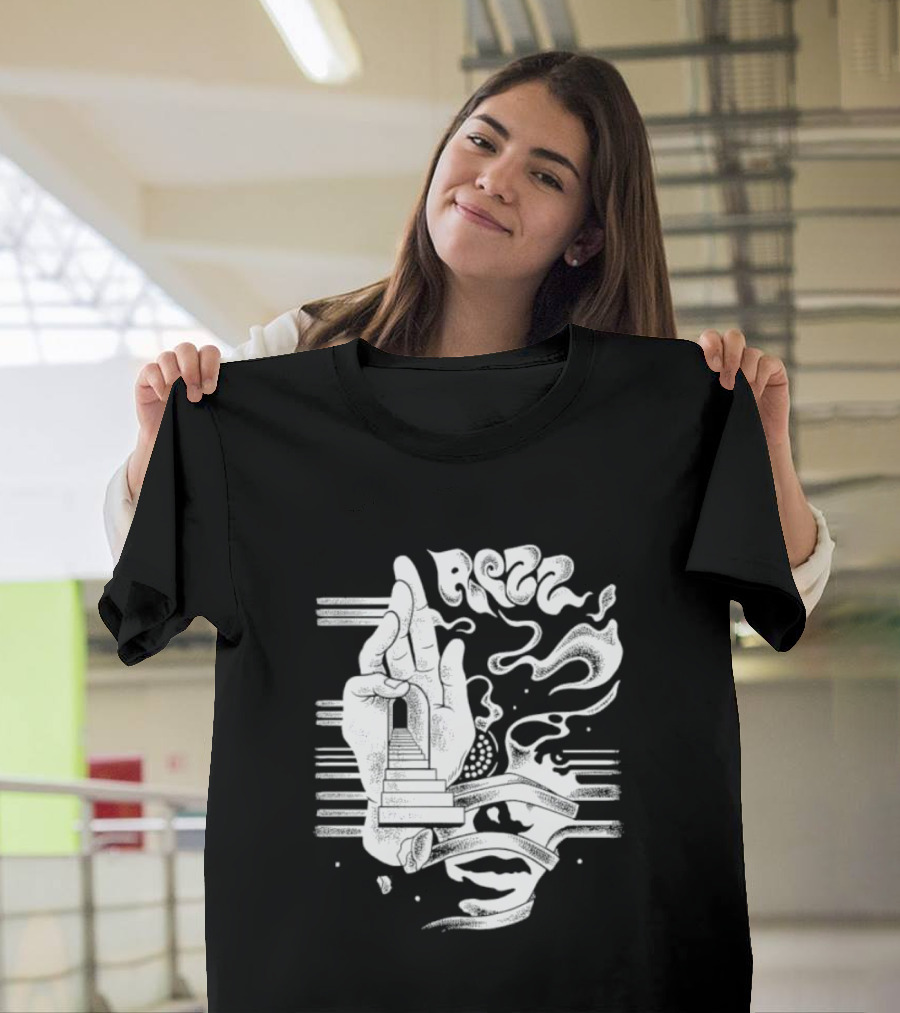 Rezz Perception Hand Staircase And Psychedelic Elements T-Shirt