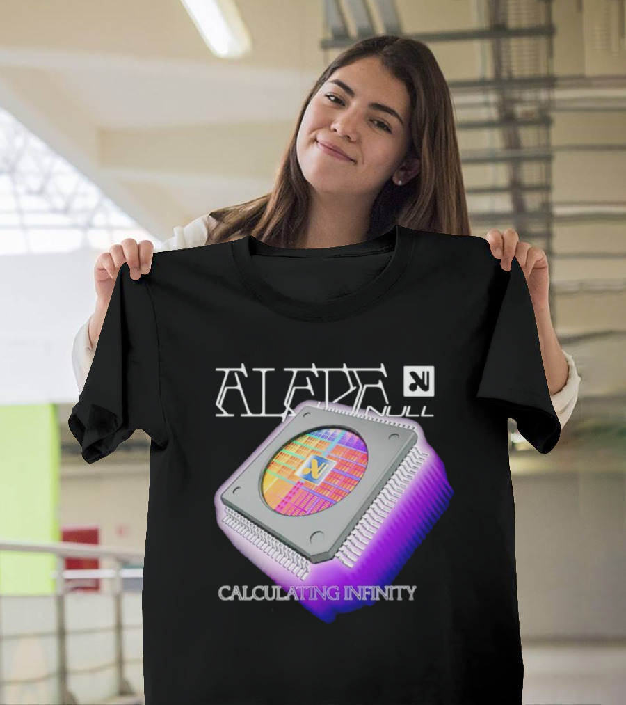 Aleph Null Calculating Infinity With Chip T-Shirt