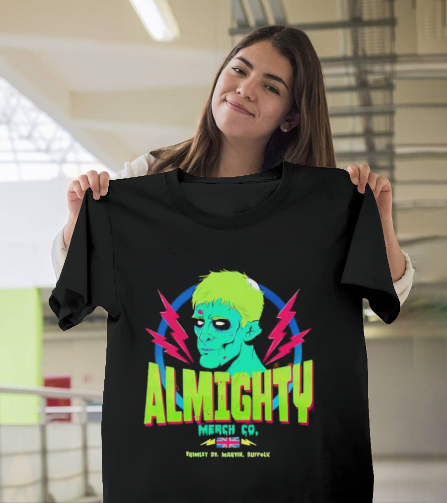 Almighty Merch Co. Frankenstein Illustration Trimley St. Martin Suffolk T-Shirt