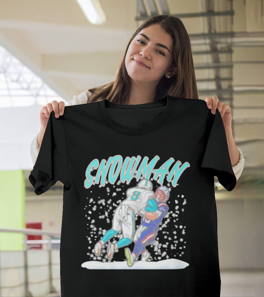 SNOWMAN Jevon Holland Tackle Football Action Scene T-Shirt