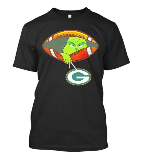 Grinch Ew Football Green Bay Packers Mockery T-Shirt
