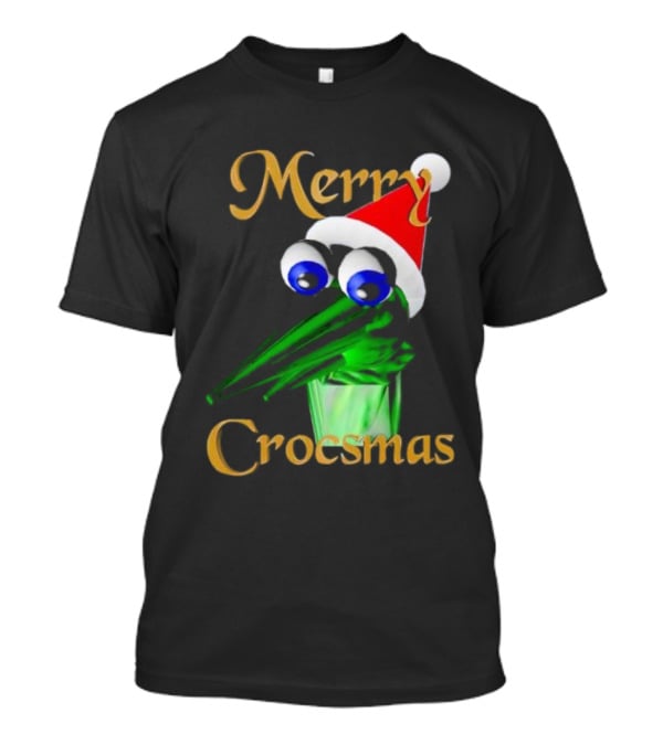 Merry Crocsmash Kekcroc Christmas Santa Hat T-Shirt